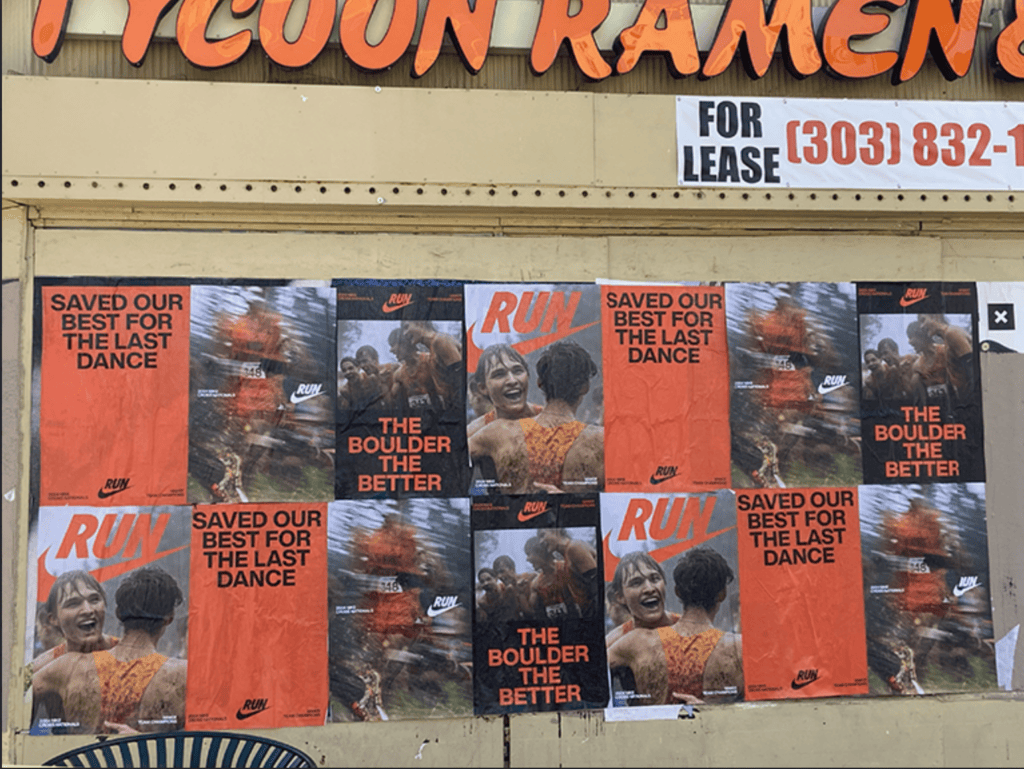 Flyposting street poster campaign - American Guerrilla Marketing