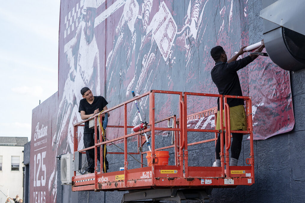 Mural Artist Jobs in Advertising | American Guerrilla Marketing — American Guerrilla Marketing campaign