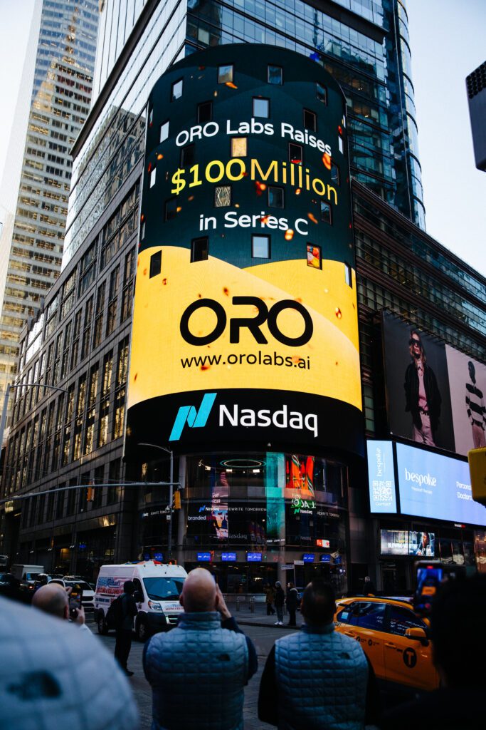 ORO Labs IPO Launch: NASDAQ Times Square Billboard Campaign