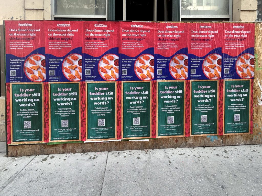 Coral Care’s Downtown Chicago Wheatpaste Campaign