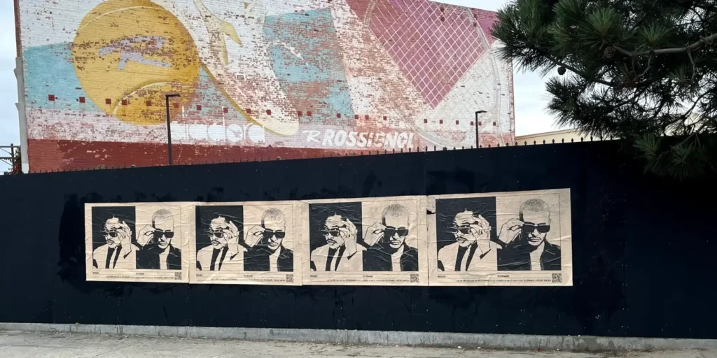 Wild Wheat Paste Posting Campaign by American Guerrilla Marketing featuring large posters on city walls for urban brand impact.