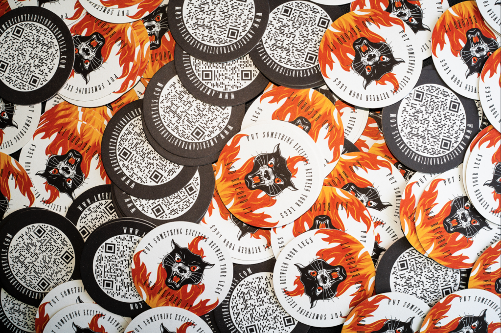 Branded Beverage Coaster Advertising